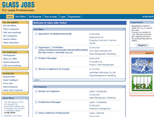 Tablet Screenshot of glassjobs-online.com
